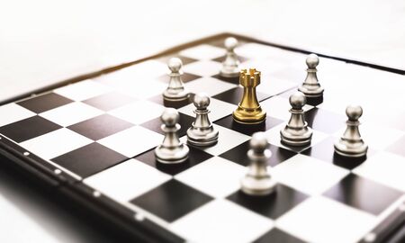 chess board game, business strategy conceptの写真素材