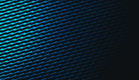 Striped pattern in dark blue background. Abstract modern business and technology backdrop.の写真素材