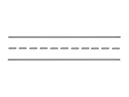 Road lane outline. Traffic element illustration.のイラスト素材