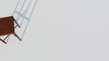 Wooden tableの写真素材