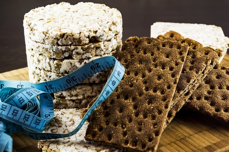crispbread and ruler, bread products