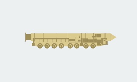 Russian Machine Guns army.のイラスト素材