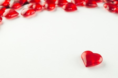 Symbol of the heart on a white background isolation