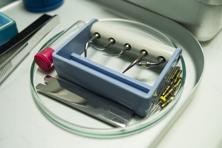 Tools for the work dantist close up backgroundの写真素材