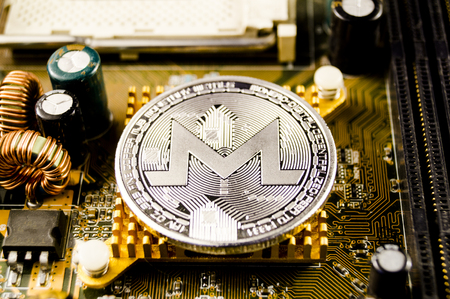 Monero is a modern way of exchange and this crypto currency is a convenient means of payment in the financial and web marketsの写真素材