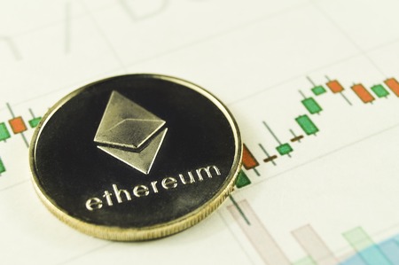 Ethereum is a modern way of exchange and this cryptoの写真素材