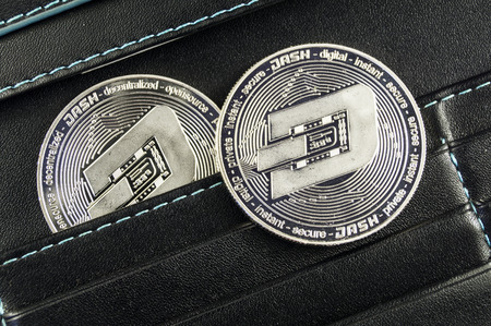Dash is a modern way of exchange and this crypto currencyの写真素材
