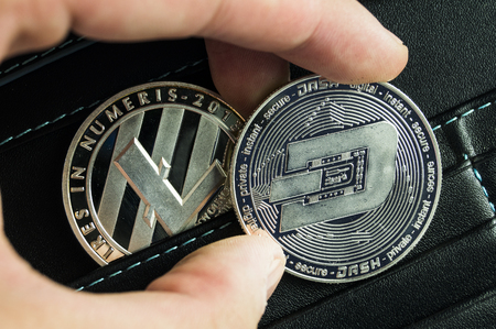 Dash is a modern way of exchange and this crypto currencyの写真素材