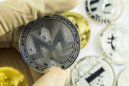 Monero is a modern way of exchange and this crypto currency is a convenient means of payment in the financial and web marketsの写真素材