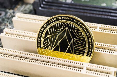 EOS is a modern way of exchange and this cryptoの写真素材