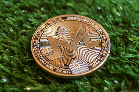 Monero is a modern way of exchange and this crypto currency is a convenient means of payment in the financialの写真素材