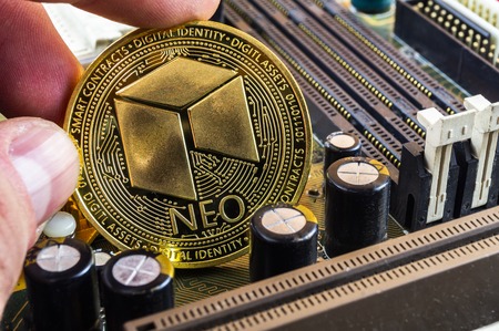 neo is a modern way of exchange and this crypto currency is a convenient means of payment in the financial and web marketsの写真素材