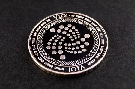 iota is a modern way of exchange and this crypto currency is a convenient means of paymentの写真素材