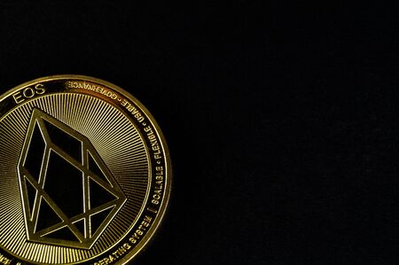 Eosio EOS is a modern way of exchange and this crypto currency is a convenient means of payment in the financial and web marketsの写真素材