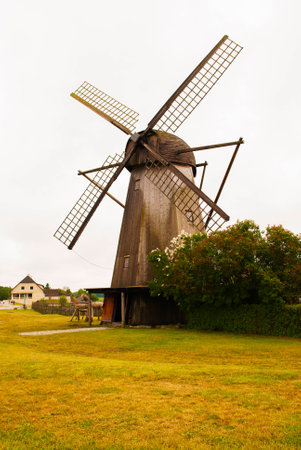 Windmills of island Saaremaa Estonia