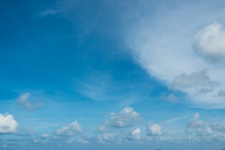 Beautiful sky with clouds for backgroundの写真素材