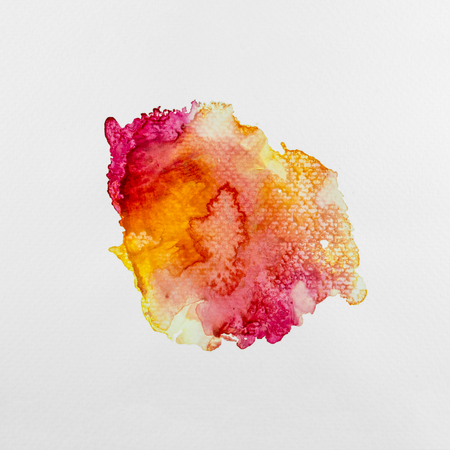 Abstract watercolor art hand painting texture. Colorful water color splashing in the paper. Picture for creative wallpaper or design art workの写真素材