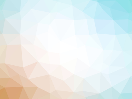 Orange white teal gradient polygon shaped background.の写真素材