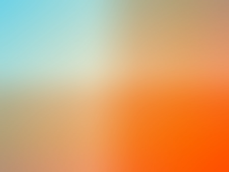 Abstract gradient orange teal blue colored blurred background.の写真素材