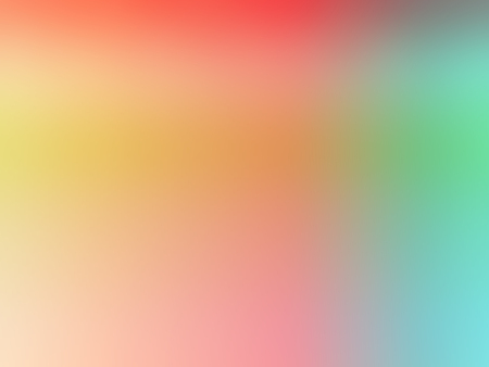 Abstract gradient rainbow orange green yellow colored blurred background.の写真素材