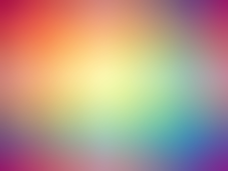Abstract gradient rainbow red purple blue yellow green colored blurred background.の写真素材
