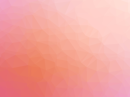Abstract orange pink gradient polygon shaped background.の写真素材