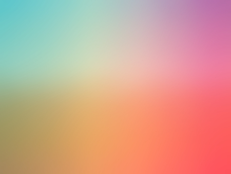 Abstract gradient rainbow red purple blue yellow colored blurred background.の写真素材