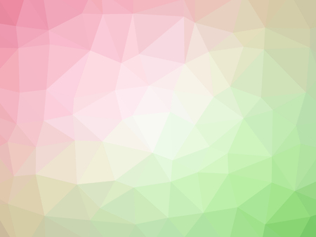 Abstract green pink gradient polygon shaped background.の写真素材