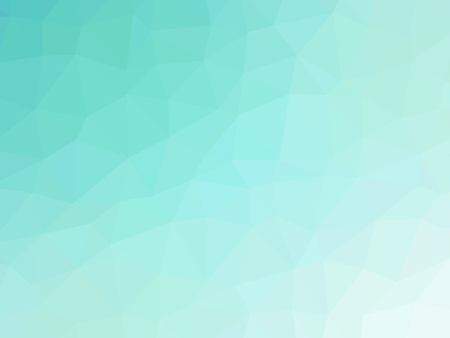 Abstract teal white gradient polygon shaped background.の写真素材