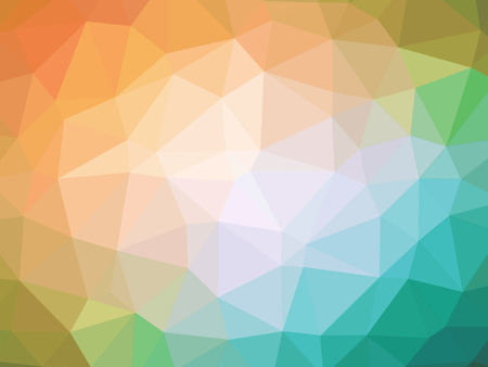 Abstract orange teal gradient polygon shaped background.の写真素材