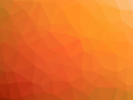 Abstract red orange gradient polygon shaped background.の写真素材