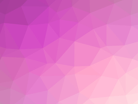 Abstract pink gradient low polygon shaped background.の写真素材