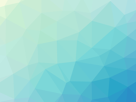 Green teal gradient abstract polygonal triangular background.の写真素材