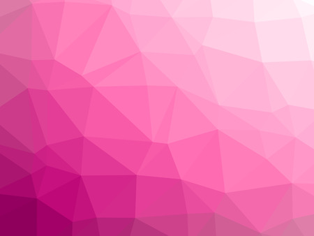 Abstract pink gradient low polygon shaped background.の写真素材