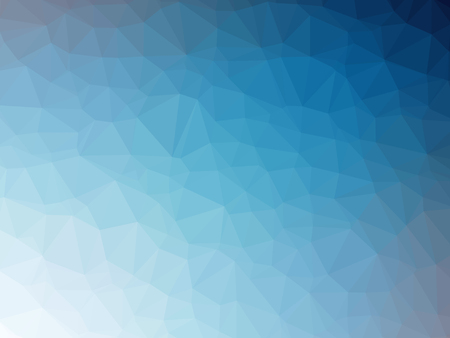 Blue white gradient abstract polygon shaped background.の写真素材