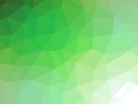 Green white gradient abstract polygon shaped background.の写真素材
