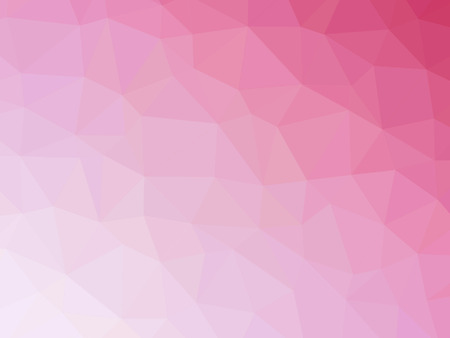 Abstract white pink gradient low polygon shaped background.の写真素材