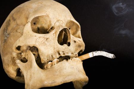 Smoking Kills (Side View)の写真素材