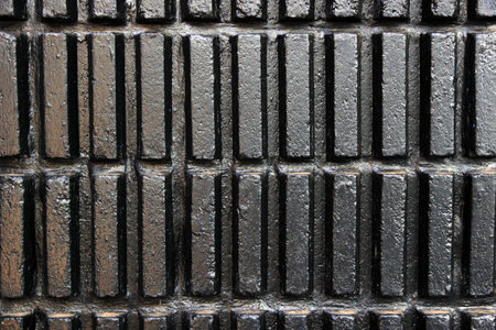 black modern wall textureの写真素材