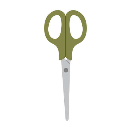 Scissor, cartoon style. cute stationery. Trendy modern vector illustration isolated on white background, hand drawn, flat design.のイラスト素材