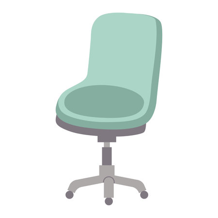 Office chair, cartoon style. Trendy modern vector illustration isolated on white background, hand drawn, flat design.のイラスト素材