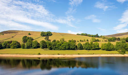 Beautiful lake view on the mountains at Peak Districkt
