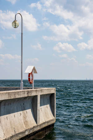 Sopot-beautiful summer view on the Baltic Sea in Polandの写真素材