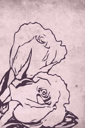 Neutral wall art. Abstract painting. Printable illustration. Modern rustic wall decoration for the room. Modern house. Cover design, wallpaper.の写真素材