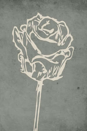 Neutral wall art. Abstract painting. Printable illustration. Modern rustic wall decoration for the room. Modern house. Cover design, wallpaper.の写真素材