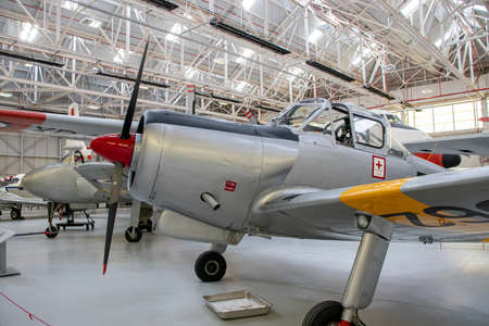 Cosford Shropshire United Kingdom March 15, 2022. Royal Air Force Museum. Exhibits. .Airplanesのeditorial素材