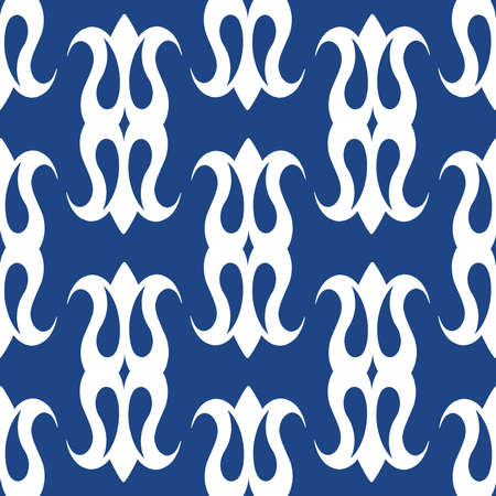 Seamless pattern in trendy blue color. Classic Blue Color of the Year 2020の写真素材