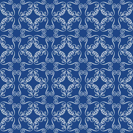 Seamless pattern in trendy blue color. Classic Blue Color of the Year 2020
