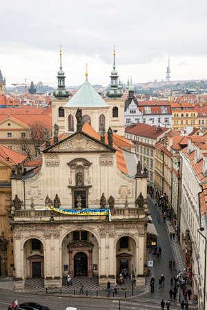 Prague Czech Republic April 25, 2022. Architecture of the city.のeditorial素材
