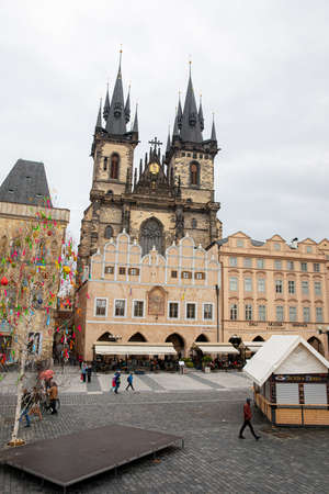 Prague Czech Republic April 25, 2022. Architecture of the city.のeditorial素材